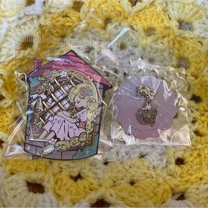 Rapunzel Enamel Pin Set by Califlair - Pin Club June 2025